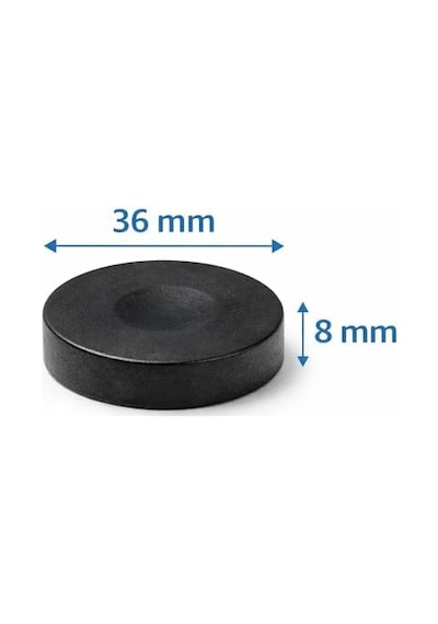Star Plastik Tavla Pulu 36 Mm. Siyah & Krem Plastik Tavla Taşı 8 Mm Kalınlık, Dayanıklı Ve Pürüzsüz Yüzey, No:4 Pullar