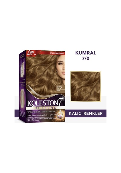 Koleston Supreme Kit Saç Boyası 7/0 Kumral