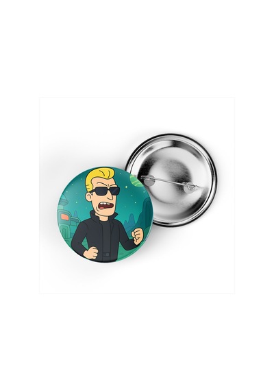 Albert Wesker - 44 Mm İğneli Çanta Rozeti - 5 Adet Diğer