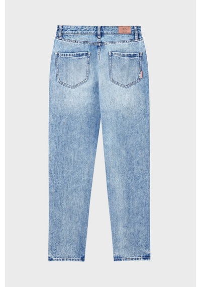 Armani Exchange %100 Pamuk Rahat Kalıp Yüksek Bel Jeans Kadın Kot Pantolon Xw000073 Af21360 Mb003 Açık Mavi Armani Exchange %100 Pamuk Rahat Kalıp Yüksek Bel Jeans Kadın Kot Pantolon Xw000073 Af21360 Mb003 Açık Mavi