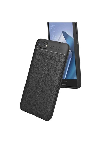 Asus Zenfone 4 Max Zc554Kl Kılıf Deri Tarzı Niss Silikon Case