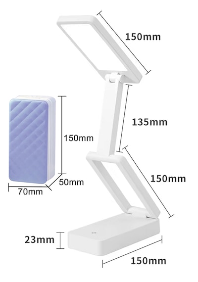 Greentech Masaüstü Şarjlı Katlanabilir Portatif LED Aydınlatma / GT-CL11G