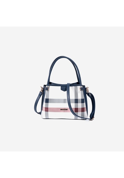 Kadın Silver & Polo Sp1254-mk3 Sılver Polo El Çantası Beyaz-lacivert Beyaz - Lacivert