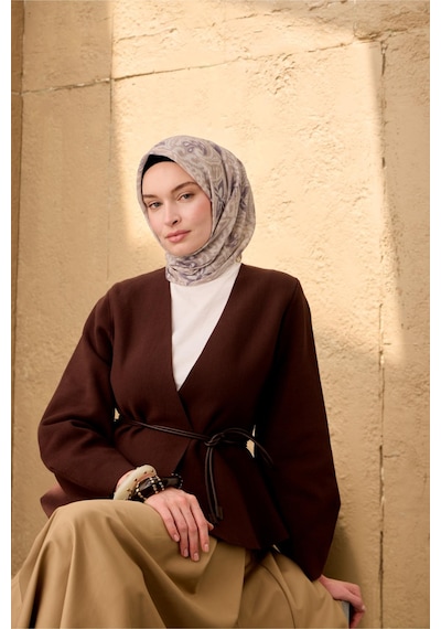 Silk Home Soft Eşarp 73099-06 Vizon, Bej, Pastel Mor