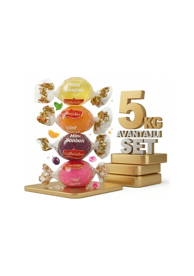 Afia Meyveli Mini Bonbon Şeker 5x1 Kg