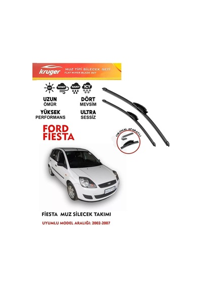 Fiesta Silecek Takımı 1.4 Motor Araca Özel Aparat 2002-2007