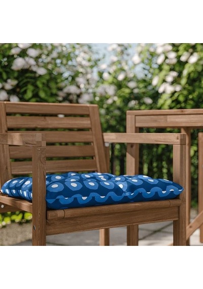 Ikea Klösan Dış Mekan Sandalye Minderi, Koyu Mavi, 50x50 Cm