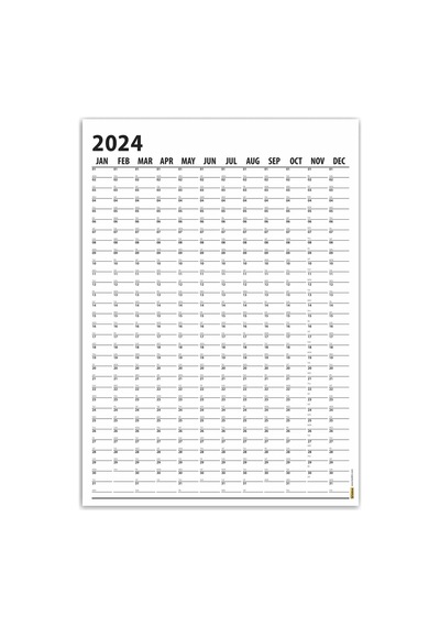 2026 Yıllık Planlayıcı Duvar Takvimi, 2026 Takvim, Büyük Duvar Takvimi, Siyah Beyaz Takvim