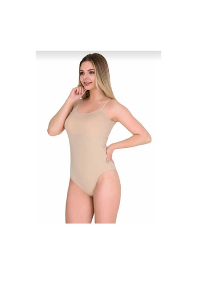 Berrak 2081 Bayan İp Askılı Likralı Çıtçıtlı Body Tekli 001