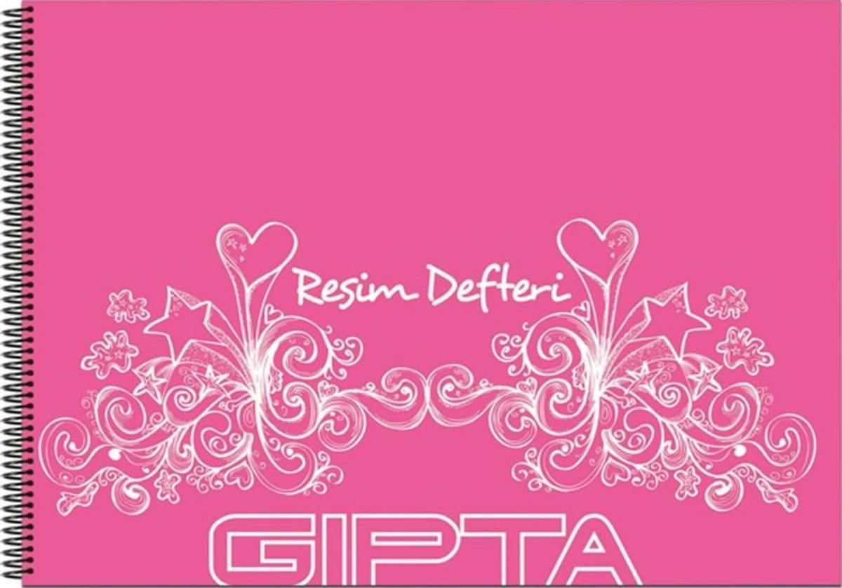 Pp Kapak Spiral Resim Defter 35 50 Cm -40 Yaprak