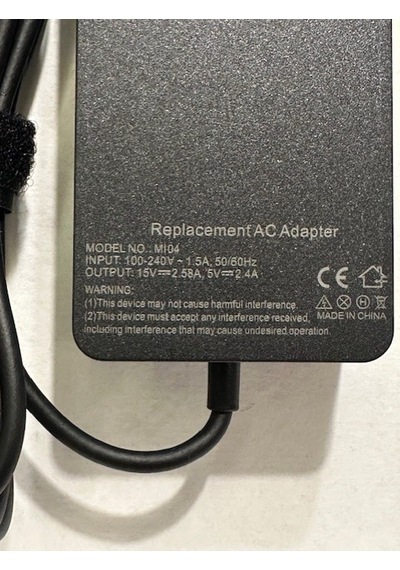 15 Volt 2.58 Amper Microsoft Uyumlu Surface Pro7 Adaptör