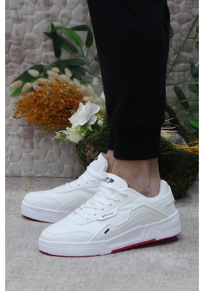 M.P 241 1544 Beyaz Anatomik Rahat Ürün Sneaker Erkek Ayakkabı 001