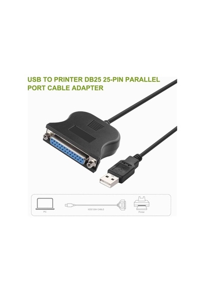 4562 Usb Lpt Paralel Yazıcı Printer Çevirici Dönüştürücü Adaptör Kablosu