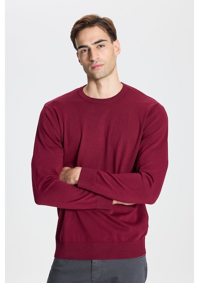 AC&Co / Altınyıldız Classics Erkek Bordo Standart Fit Normal Kesim Bisiklet Yaka Triko Kazak Bordo AC&Co / Altınyıldız Classics Erkek Bordo Standart Fit Normal Kesim Bisiklet Yaka Triko Kazak Bordo