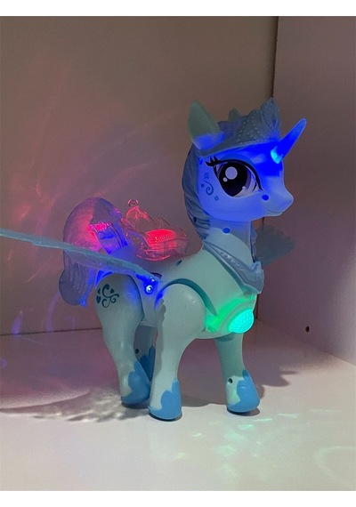 Işıklı Pilli Haraketli Unicorn Oyuncak