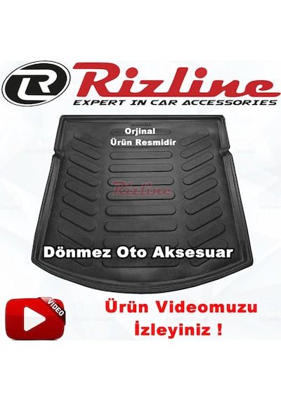 Audi A4 3D Bagaj Havuzu Paspası Siyah B9 2015-2020 Arası Rizline N11.5283