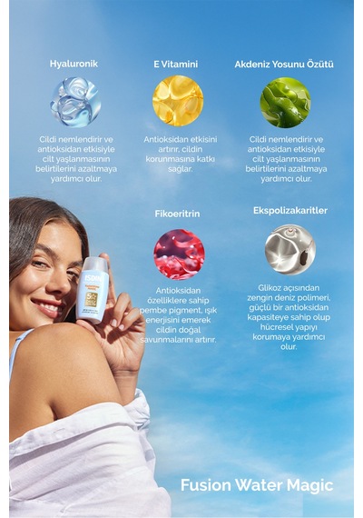 Fotoprotector Fusion Water Magic Spf50 50 Ml