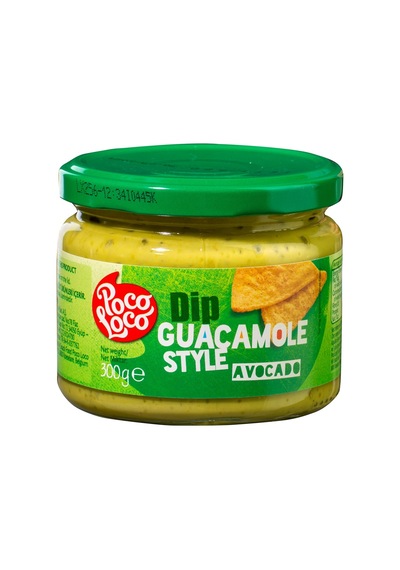 Poco Loco Guacamole Dip Sos 300g - Meksika Lezzeti Avokadolu Sos 4'li Avantaj Paketi - 4 Adet Tarı