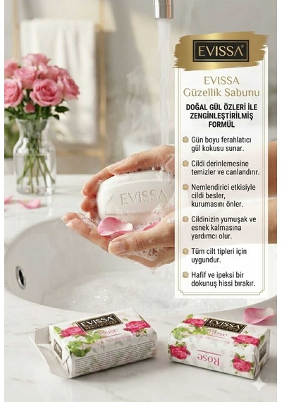 Sabun Gül Kokulu 75 Gr Rose Beatty Soap