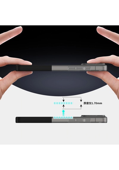Apple Uyumlu iPhone 16 Pro Max Kılıf M-safe Şarj Özellikli Mıknatıslı Redclick Duble Kapak