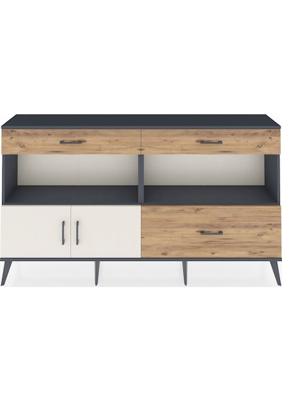 Arges Konsol 2 Raflı 3 Çekmeceli 2 Kapaklı 176x30x99 Antrasit-ayt Antrasit-aytaşı/çam Arges Konsol 2 Raflı 3 Çekmeceli 2 Kapaklı 176x30x99 Antrasit-ayt Antrasit-aytaşı/çam