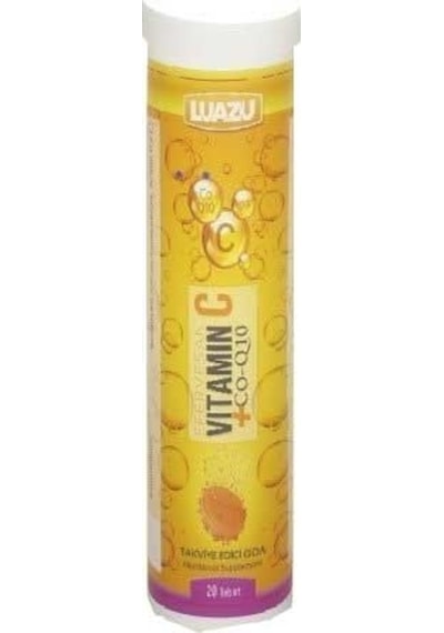 Luazu Vitamin C + Coenzyme Q10 + Vit D3 20 Efervesan Tablet