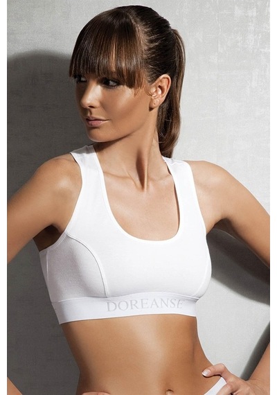 Doreanse 14110 Bayan Sporcu Beyaz Body Sütyen