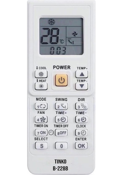 AKILLI KLİMA KUMANDA TÜM MODELLERE UYUMLU KT-9018E