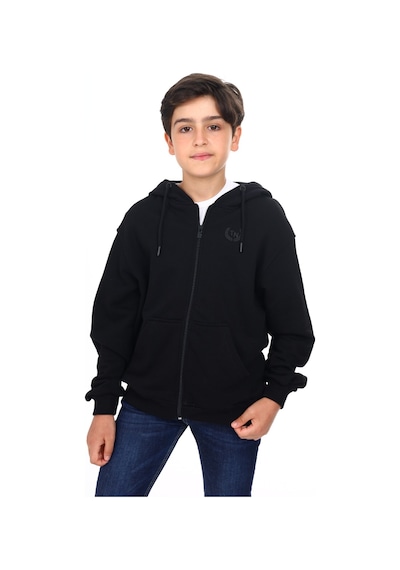 Toontoy Kids Toontoy Erkek Çocuk Kapüşonlu Fermuarlı Cepli Düşük Omuz Baskılı Örme Hırka - 3 İplik Şardonsuz Siyah Toontoy Kids Toontoy Erkek Çocuk Kapüşonlu Fermuarlı Cepli Düşük Omuz Baskılı Örme Hırka - 3 İplik Şardonsuz Siyah