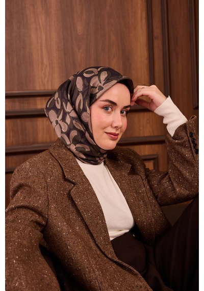 Silk Home Twill İpek Eşarp 11494-08 Koyu Mor