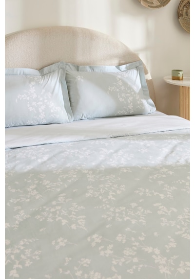 Kaşmir Home Fancy %100 Pamuk Çift Kişilik Nevresim Takımı Mint