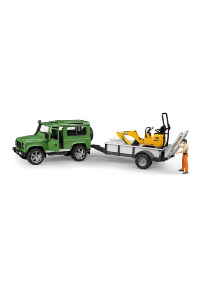 Land Rover Arazi Aracı Ve Jcb Kazıcı Br02593 Nessiworld