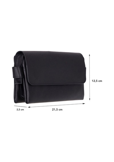 Bloom Noir Elevated Cosmic Clutch Bag Siyah