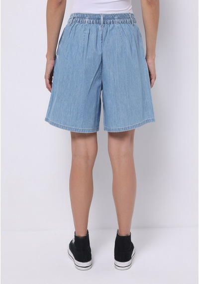 Colin's Colins Loose Fit Yüksel Bel Düz Kadın Gri Jean Şort Cl1075121 Q1.v1 Dn42996 Denim