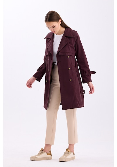 Pastelastore %100 Pamuk Gabardin Midi 95cm Astarlı Kemerli Kadın Trençkot 1113 Acı Kahverengi Pastelastore %100 Pamuk Gabardin Midi 95cm Astarlı Kemerli Kadın Trençkot 1113 Acı Kahverengi