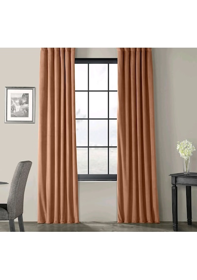 Evdepo Home Blackout Karartma Fon Perde Camel