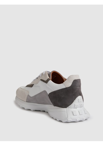 Cacharel Beyaz %100 Deri Sneaker Ayakkabı