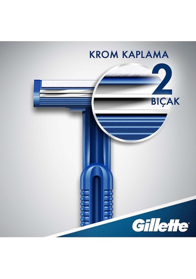 3 Adet Gillette Blue Iı Regular 10'lu Poşet