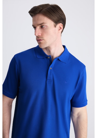 D's Damat Ds Damat Regular Fit Saks Mavi Pike Dokulu %100 Pamuklu T-shirt 4hc140211213m 750