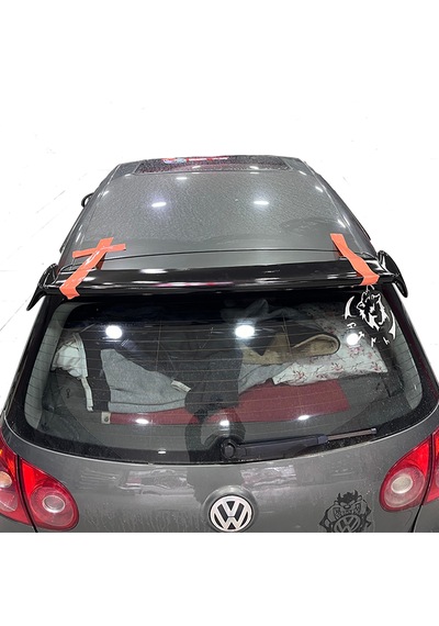 Volkswagen Golf 5 Uyumlu Üniversal Plastik Boyasız Spoiler
