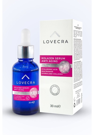 3 Etkili Kolajen Serum Niacinamide Hyaluronic Acid Nemlendirici Yaşlanma Karşıtı Cilt Serumu 30ml