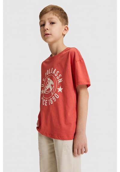 U.s. Polo Assn. Erkek Çocuk Kiremit Tişört 50327009-vr031