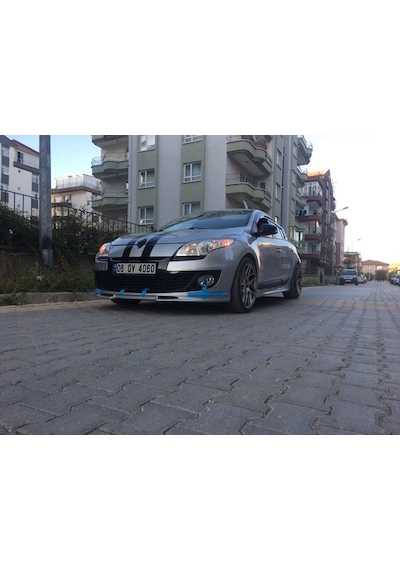Renault Megane 3 ön Tampon Eki Coupe Ve Hatchback Uyumlu - Boyasız - Bodykit Store