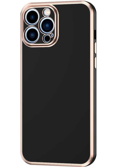 Apple Uyumlu iPhone 13 Pro Kılıf Zore Bark Kapak Siyah