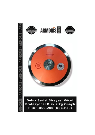 Delux Serisi Bireysel Vücut Profesyonel Disk 2 Kg Onaylı Prof-dsc-200 Dsc-p20