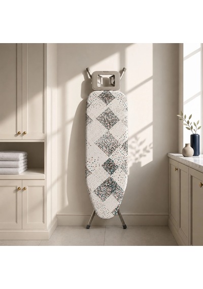Pionny Keçeli Ütü Masası Kılıfı - 55x140 Cm - Sakura Çok Renkli