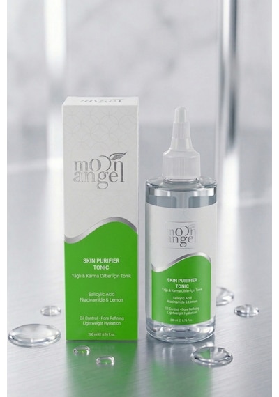 Skin Purifier 3 Lü Cilt Bakım Seti Yağlı Ve Karma Ciltler İçin Temizleyici Jel Tonik Ve Serum Seti