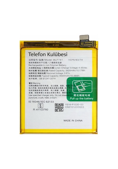 Realme Xt Uyumlu Batarya Pil Blp741
