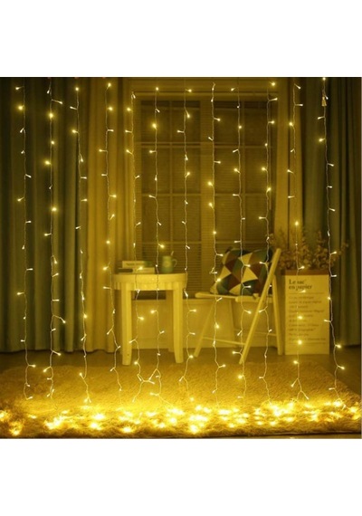 Lumenn 8 Modlu Fişli İp Perde Led Işık-Led Aydınlatma
