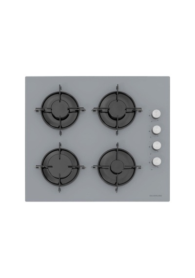 Silverline BO6502S02 - CS5349S01- 3457 Soho 60 Gri Cam Ankastre Set